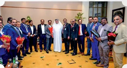 Guests and ITEF members at the curtain raiser reception